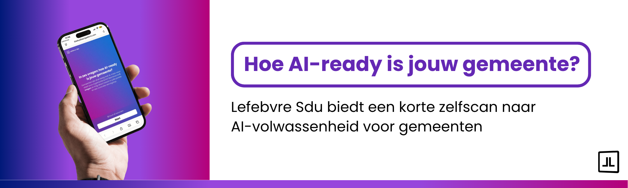 Quiz ontwikkeld door Lefebvre Sdu voor gemeenten om te checken hoe AI-ready ze zijn