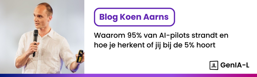Headerbeeld van Koen Aarns over zijn blog