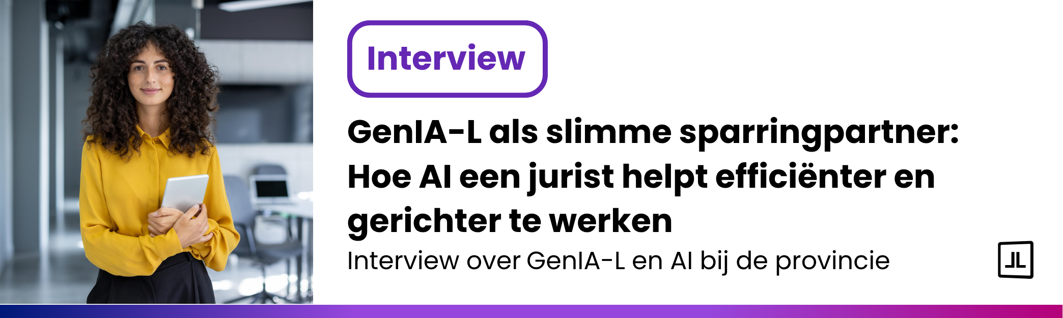 Interview over gebruik AI bij de provincie