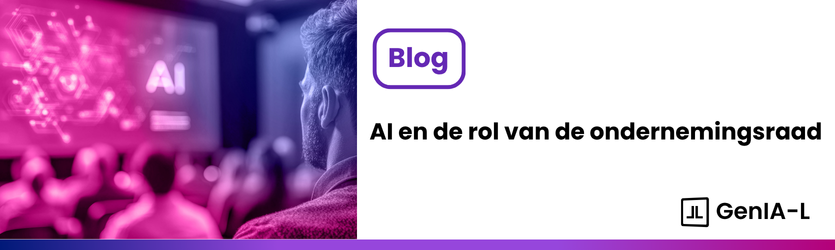 Blog header voor de blog AI en de rol van de ondernemingsraad