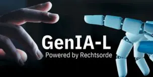 GenIA-L Rechtsorde - AI hand