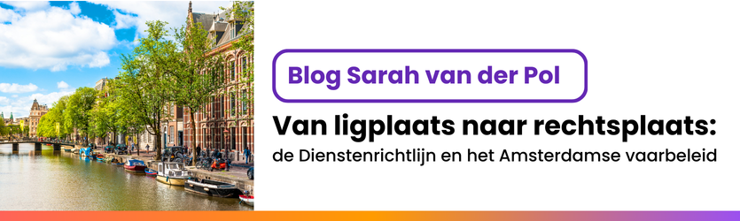 List Image - Blog - Sarah van der Pol - van ligplaats naar rechtsplaats met foto van Amserdamse gracht