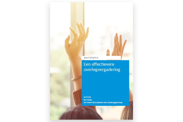 Cover whitepaper overlegvergadering