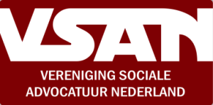 Logo van de Vereniging Sociale Advocatuur Nederland (VSAN)