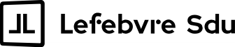 Logo van Lefebvre Sdu in het zwart met transparante achtergrond