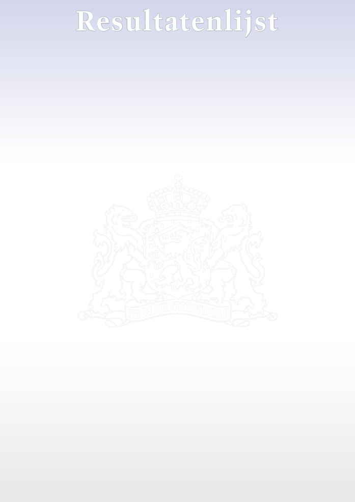 Beveiligde waardedocument, resultatenlijst, 90 gram, blauw/ grijs kleurverloop (pak a 100)