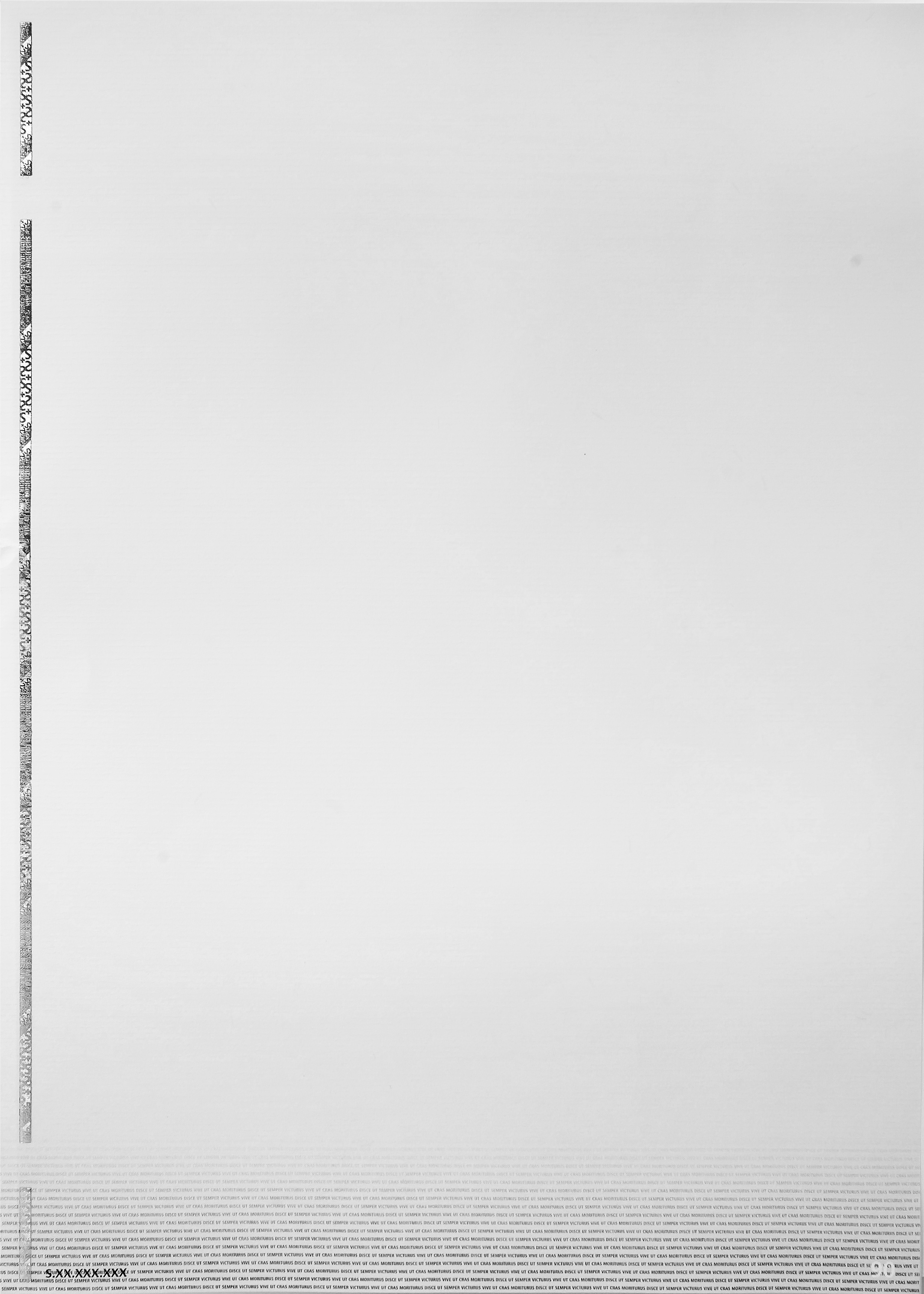 Beveiligd waardepapier, blanco met grijs kleurverloop, 120 gram (pak à 100)