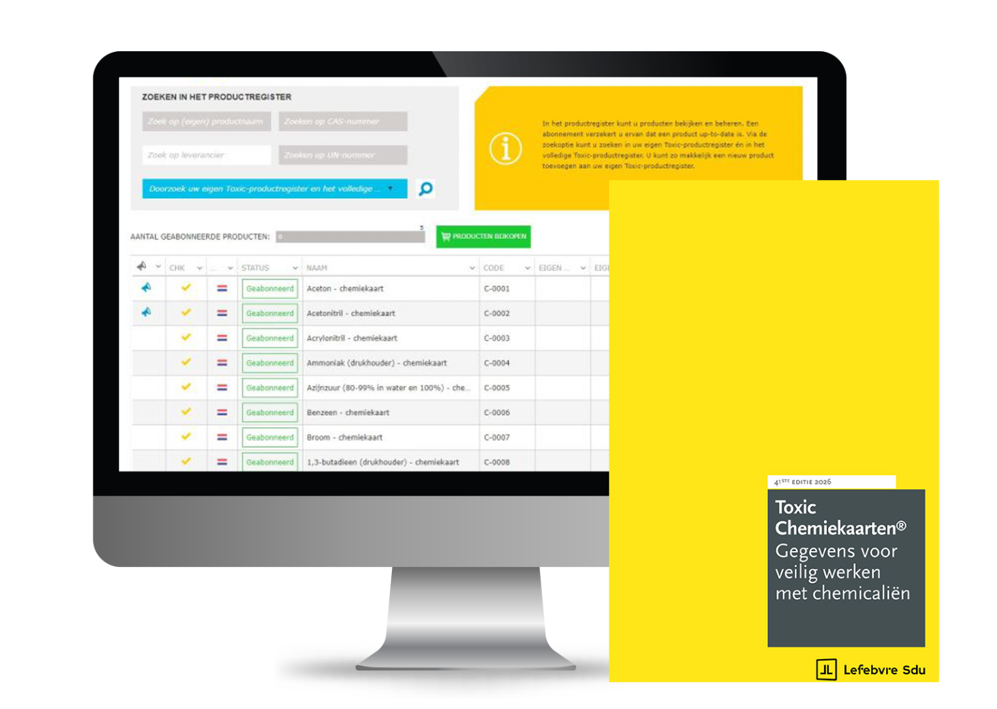 Chemiekaarten Online + boek (abonnement)