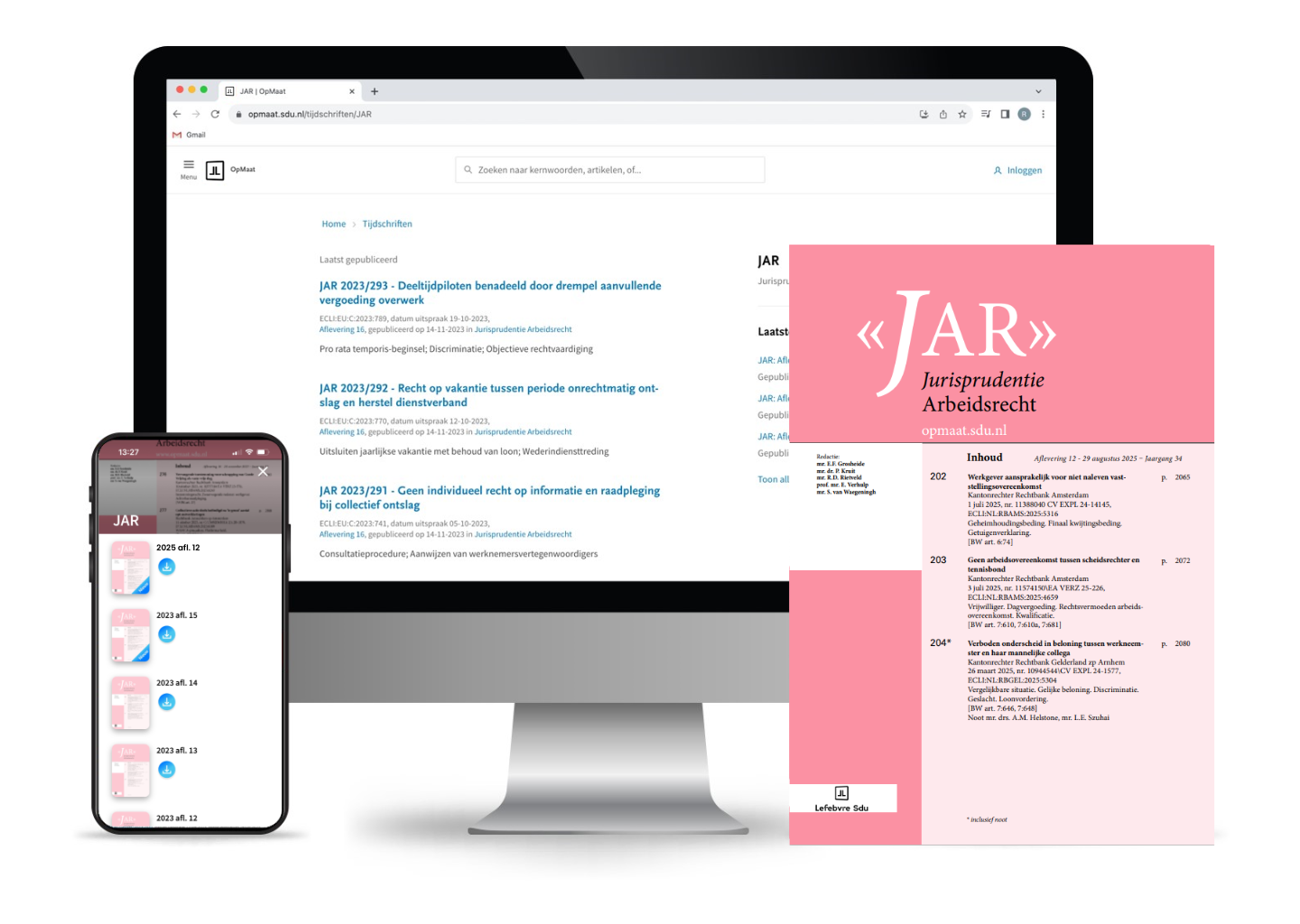 Jurisprudentie Arbeidsrecht (Online+app+folio+nieuwsbrief)