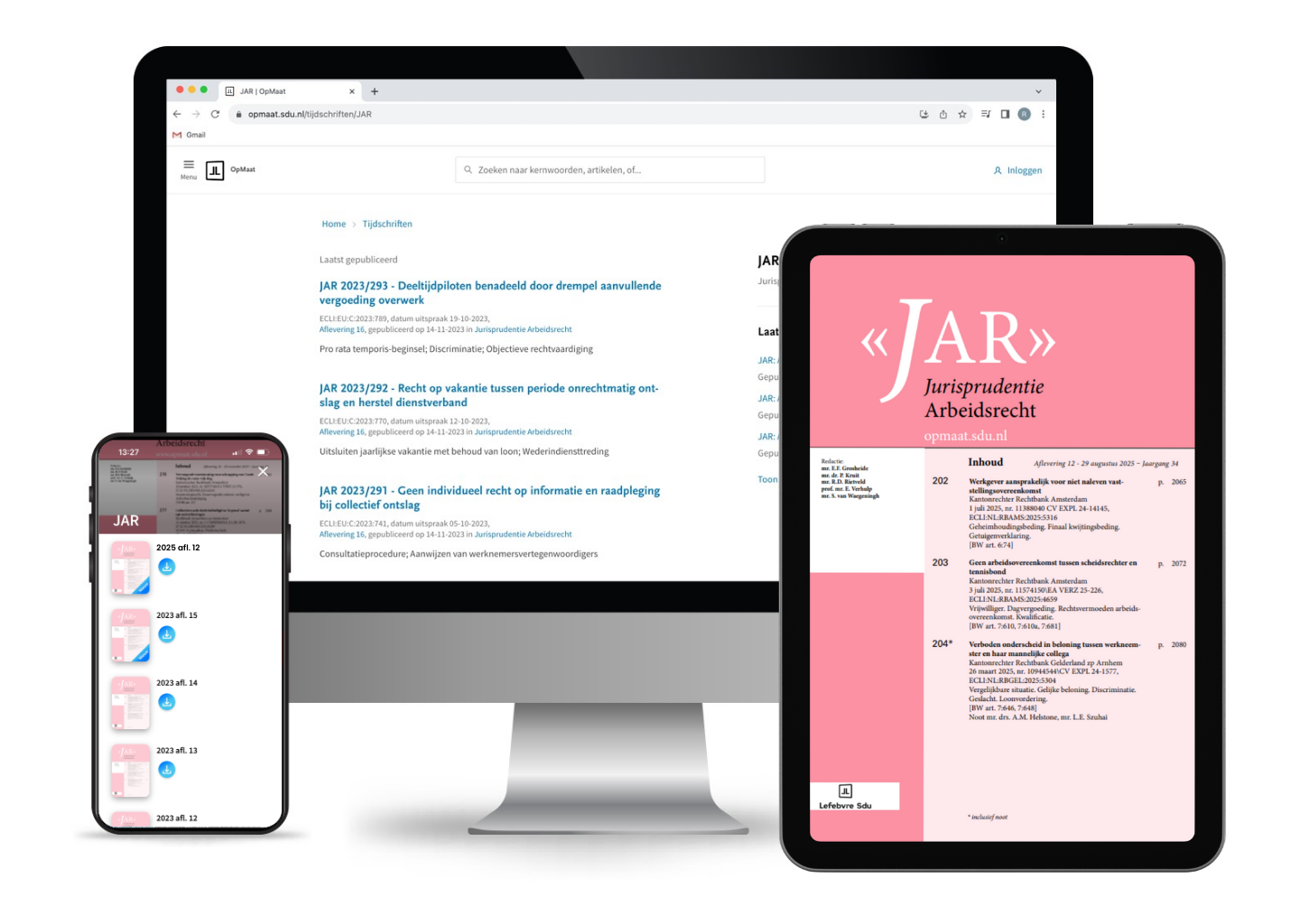 Jurisprudentie Arbeidsrecht (online + app + nieuwsbrief)