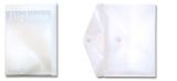 Diploma-envelop, weekmakervrij kunststof pp transparant, formaat: ruim A4, 33cm x 24cm voor 1-30 doc