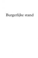 blanco uittreksel (als titelvel) voor trouw/partnerboekje, met titel 'Burgerlijke Stand' (pak à 10)