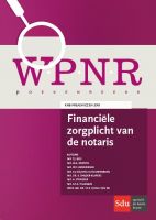 Financiële zorgplicht van de notaris