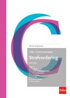 Sdu Commentaar Strafvordering, editie 2019-2020