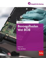 Bevoegdheden wet BOB. Editie 2020-2021