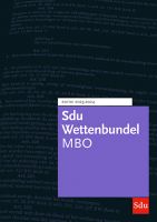Sdu Wettenbundel MBO 2023-2024