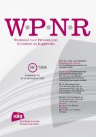 Weekblad voor Privaatrecht, Notariaat en Registrattie (tijdschrift + app)