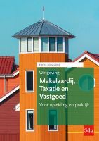 Wetgeving Makelaardij, Taxatie & Vastgoed. Studiejaar 2024-2025