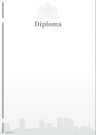Beveiligd waardedocument diploma, 120gr, grijs, skyline Den Haag
met grote blinddruk Ned. wapen en titel 'Diploma' (pak
à 100)
