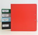Registermap akten burgerlijke stand rood (voor +/- 175 akten)
