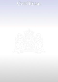 Beveiligd waardedocument, certificaat, met blauw/grijs kleurverloop, 120 gram (pak à 100)