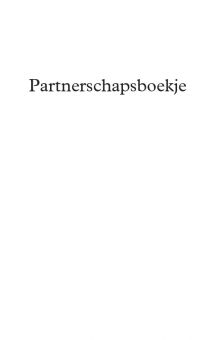 blanco uittreksel (als titelvel) voor het partnerschapsboekje (pak à 10)