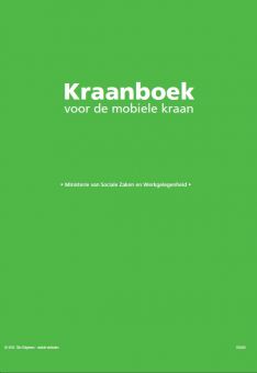 Kraanboek, groen, voor mobiele kraan
