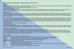 Zeevaart/Binnenvaart/ Binnenvaart Veiligheidschecklist ISGINTT (pak à 10 sets)