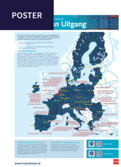 Poster Internationale standaard In- en Uitvoer: Kantoren van Uitgang
