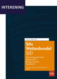 Sdu Wettenbundel SJD (intekening)