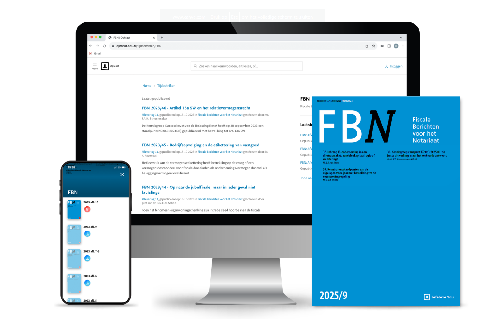 Fiscale Berichten voor het Notariaat (Online + app + tijdschrift)
