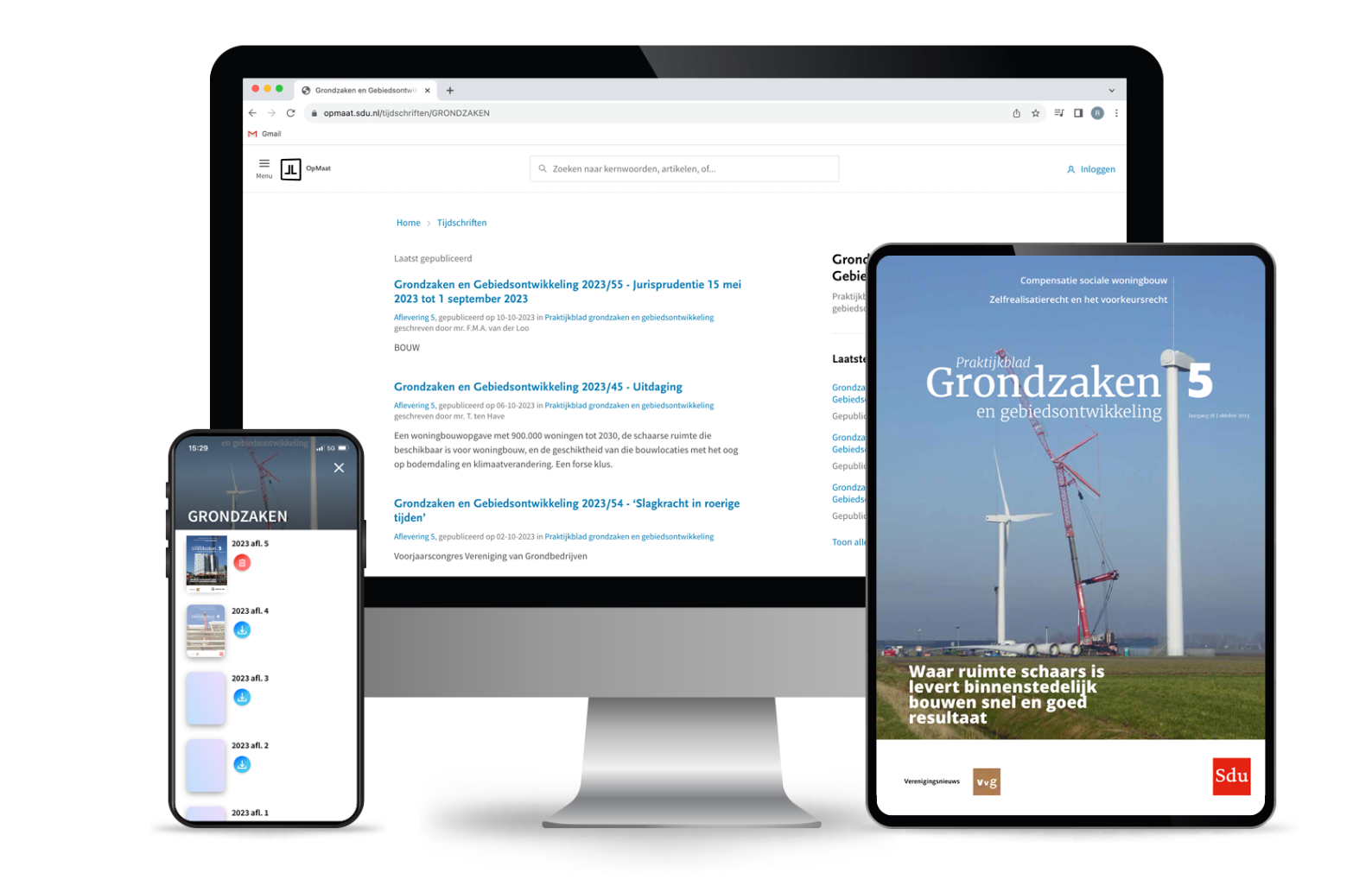 Grondzaken en Gebiedsontwikkeling (online + app)