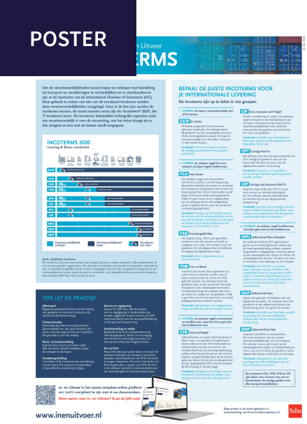 Poster Internationale standaard In- en Uitvoer: De Incoterms