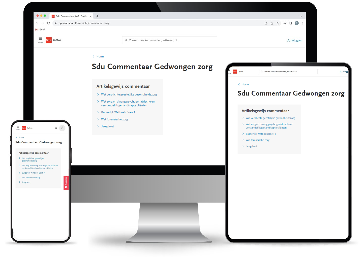 Sdu Commentaar Gedwongen Zorg (online)