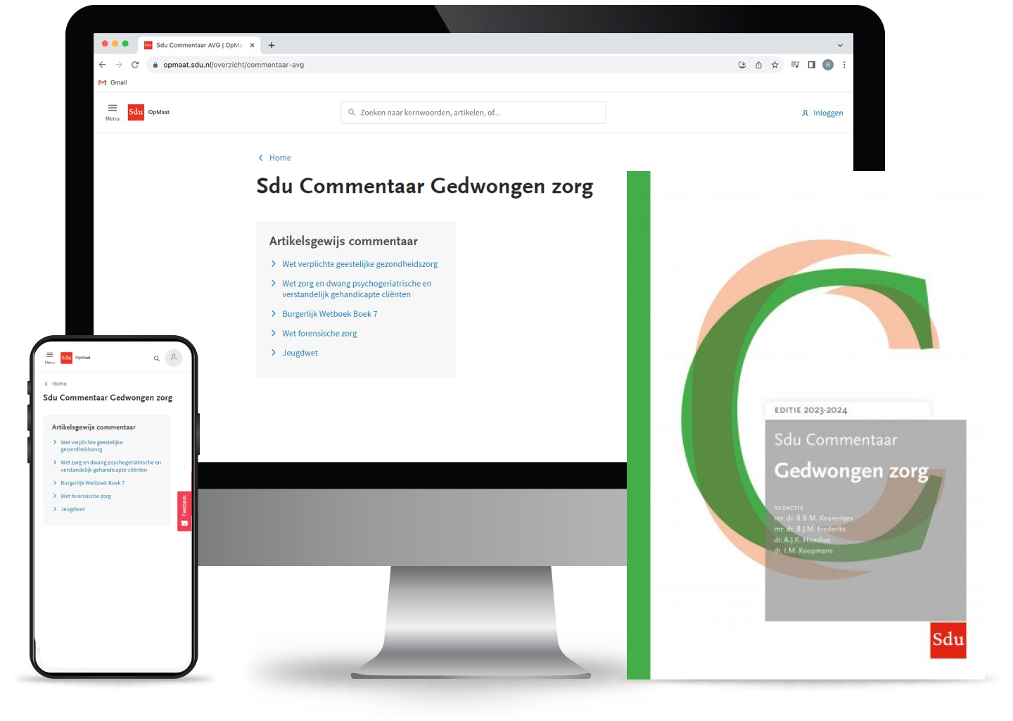 Sdu Commentaar Gedwongen Zorg (online + boek)