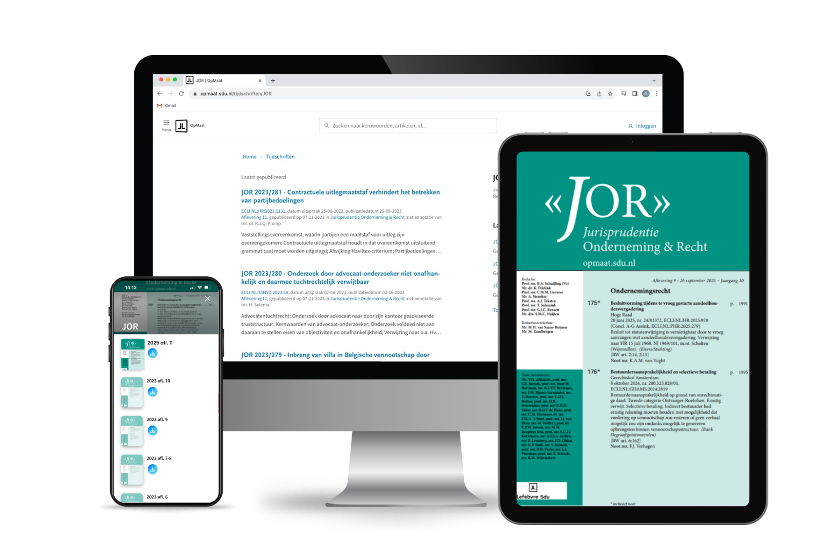 Jurisprudentie Onderneming & Recht (Online+app+folio)