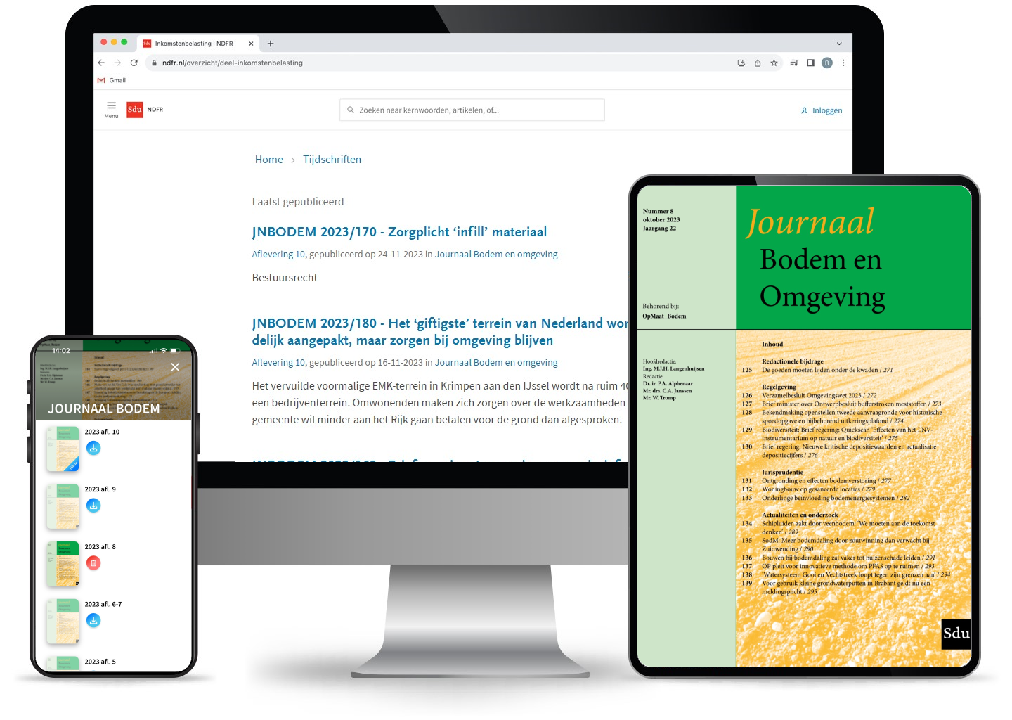 Journaal Bodem & Omgevingsrecht (online+app)