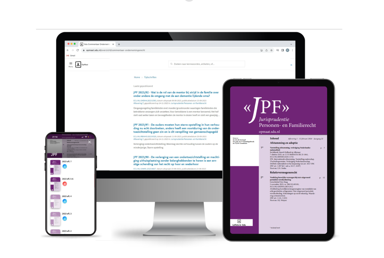 Jurisprudentie Personen en Familierecht (online + app)