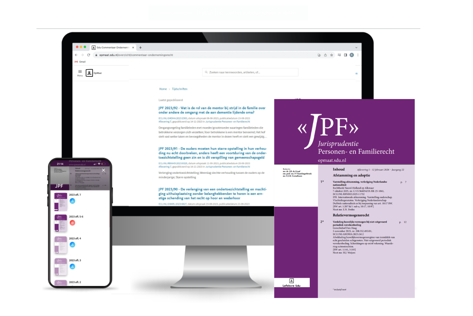 Jurisprudentie Personen- en familierecht (online + app + tijdschrift)