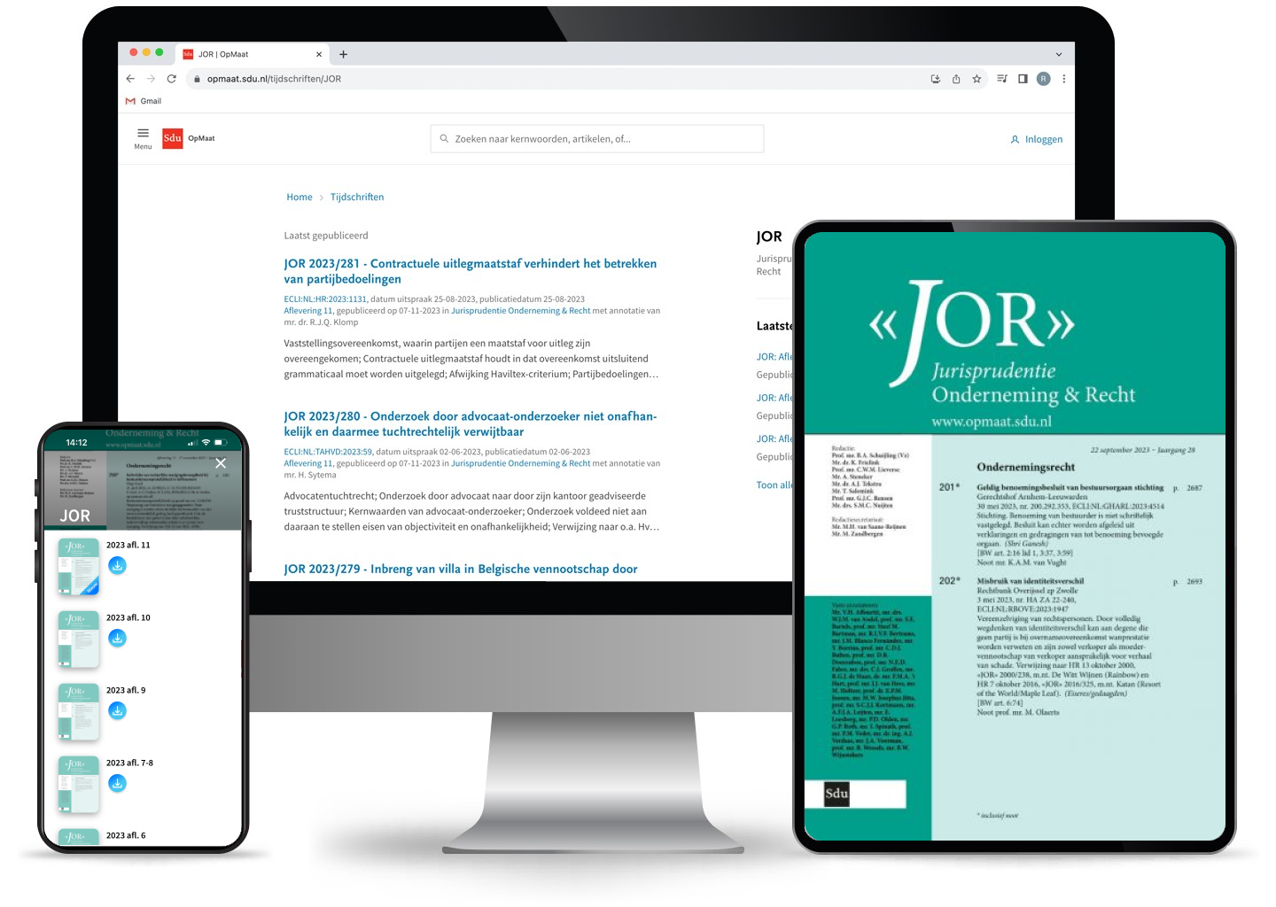 Jurisprudentie Onderneming & Recht JOR (online + app)