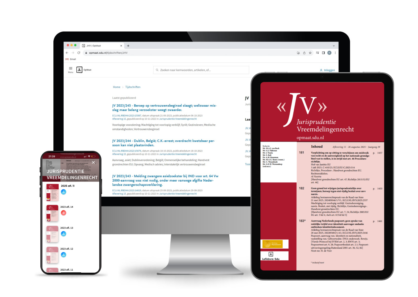 Jurisprudentie Vreemdelingenrecht (online + app)