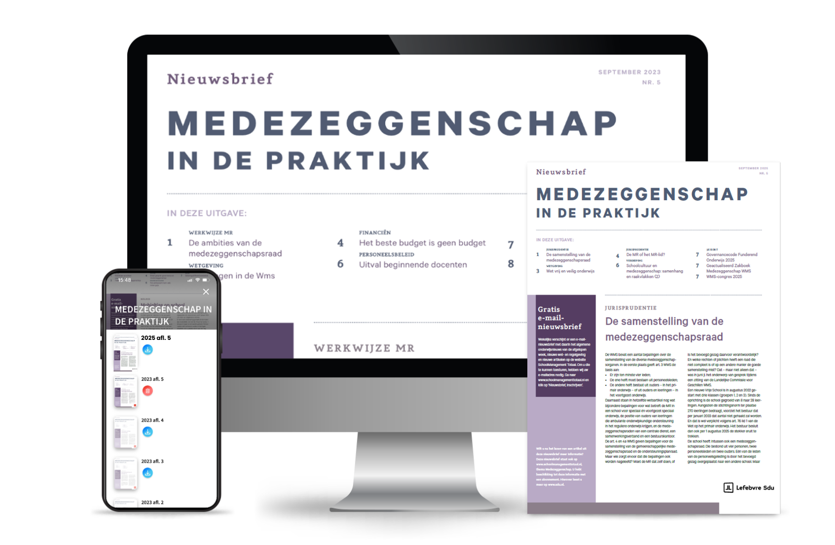Nieuwsbrief medezeggenschap in de Praktijk (abonnement) plus Stapp app