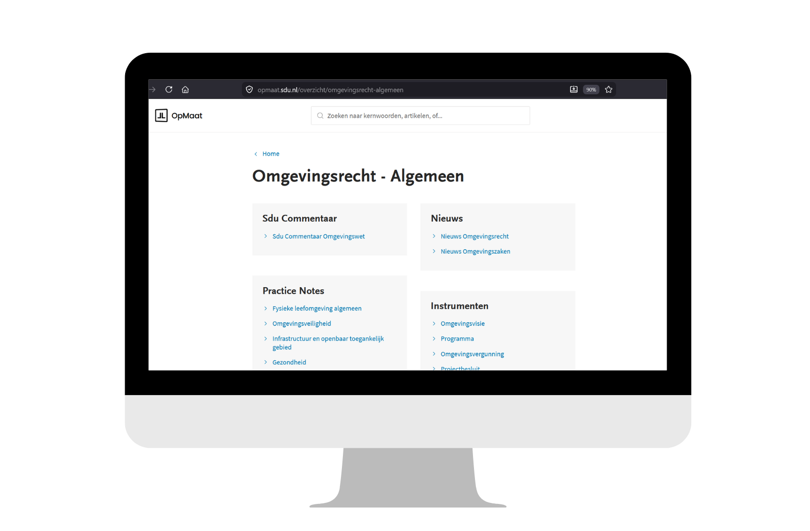 OpMaat Omgevingsrecht - probeer nu gratis