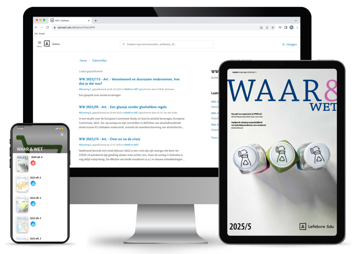 Tijdschrift Waar & Wet (online + app)