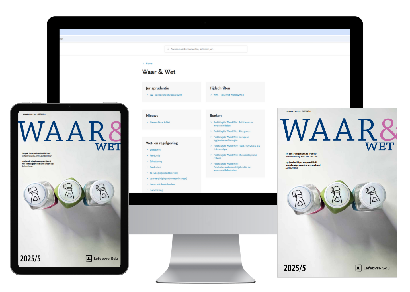 Waar & Wet (online + app + tijdschrift + nieuwsbrief)