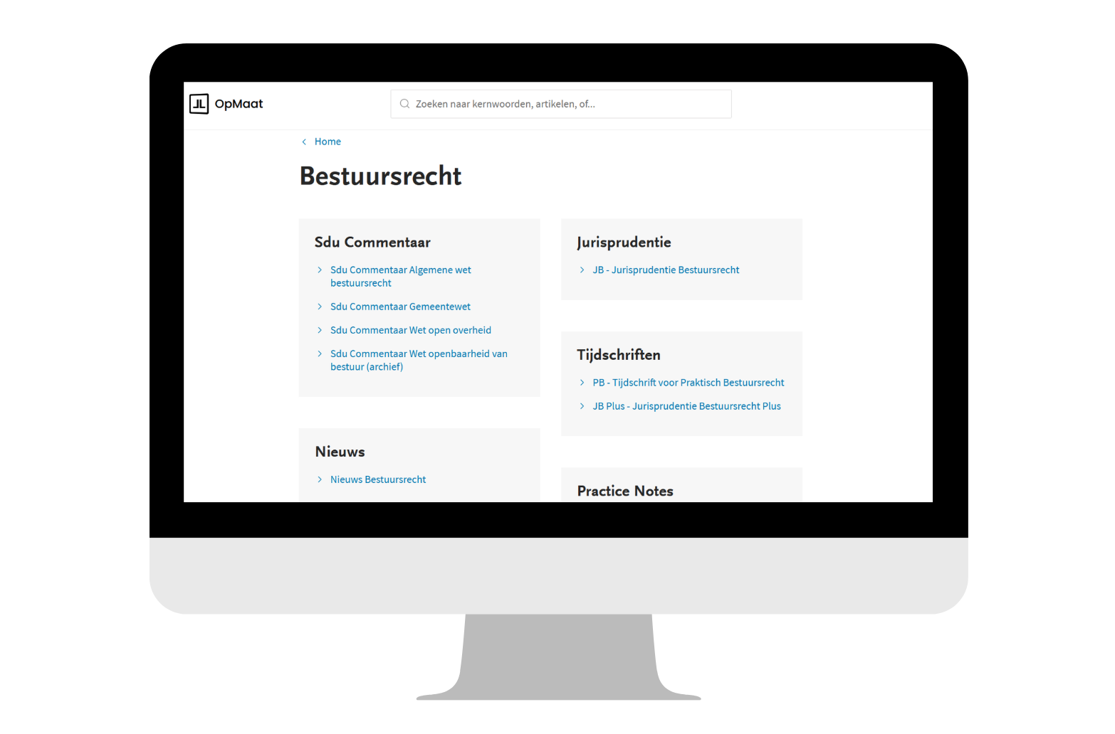 OpMaat Bestuursrecht (Online+app)