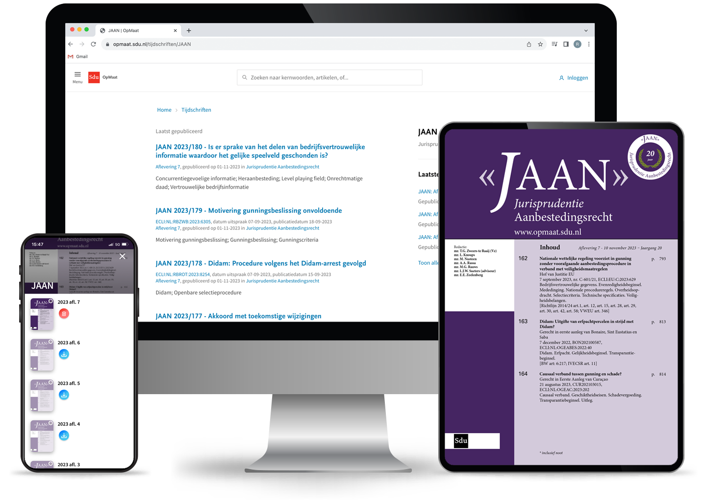 Jurisprudentie Aanbestedingsrecht (online + app)