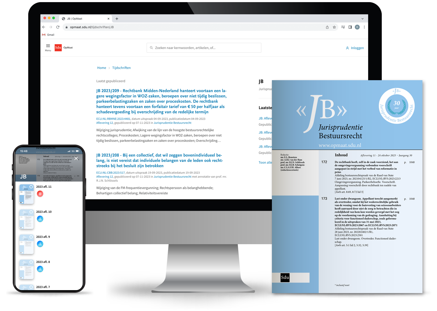 Jurisprudentie Bestuursrecht (online + app + tijdschrift)