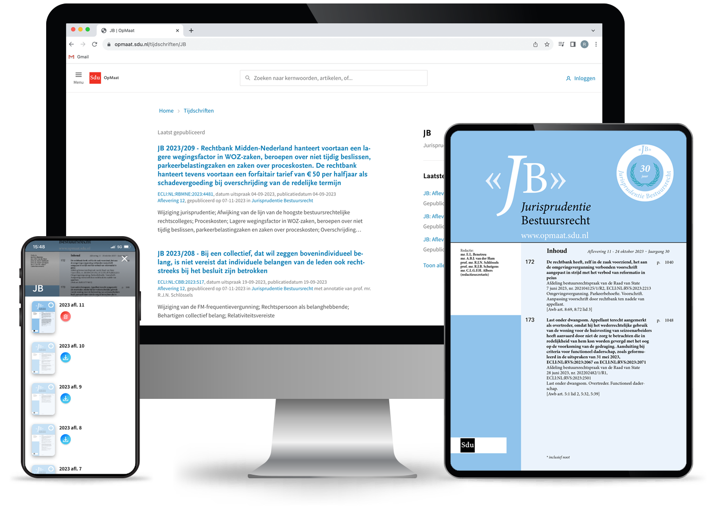 Jurisprudentie Bestuursrecht (online + app)