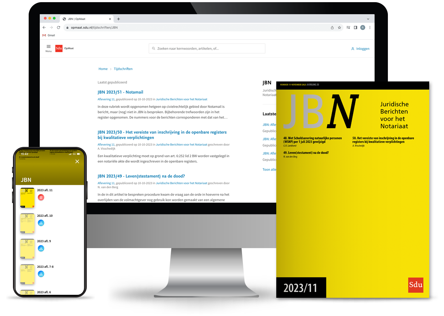 Juridische berichten voor het notariaat JBN (Online + app + tijdschrift)